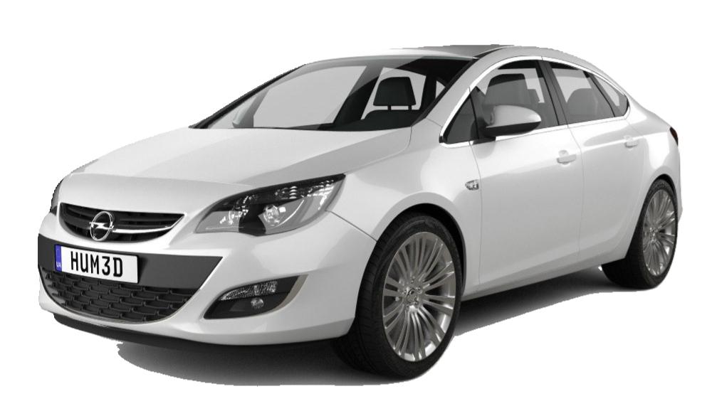 Opel Astra sedan 2013 montážne body